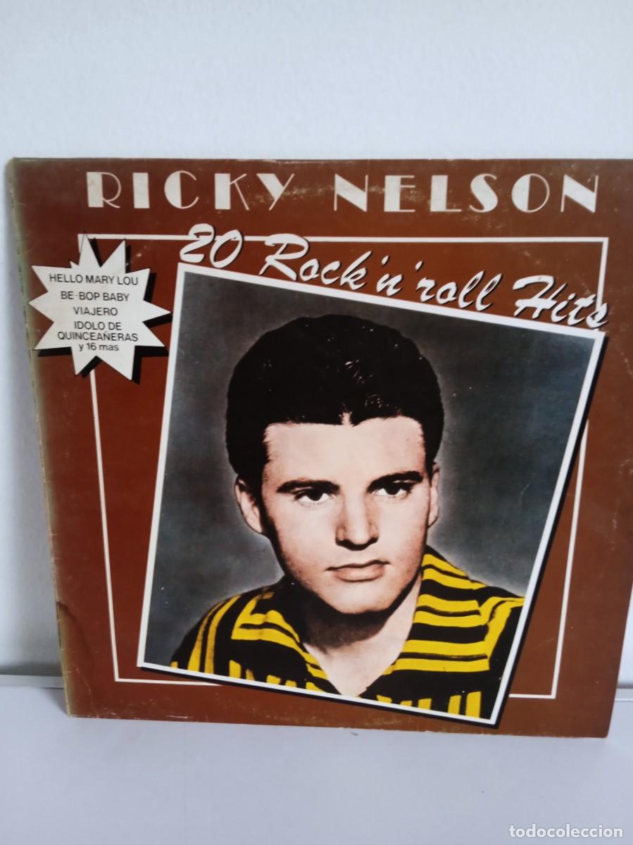 Discos de vinilo: RICKY NELSON 20 Rock &rdquo;n&rdquo; roll Hits - Foto 1