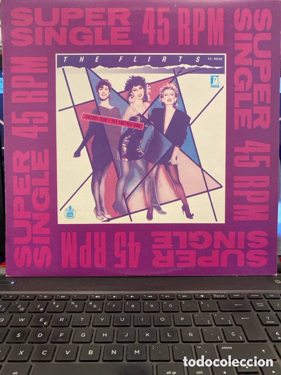 Discos de vinilo: THE FLIRTS - JUKEBOX DONT PUT ANOTHER DIME MAXI SINGLE SPAIN 1983 - Foto 1