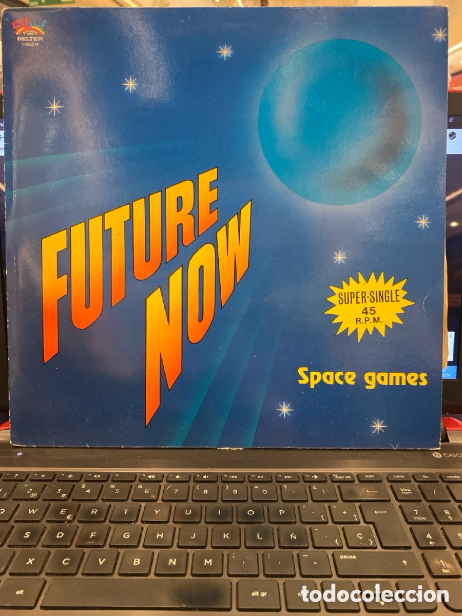Discos de vinilo: FUTURE NOW - SPACE GAMES MAXI SINGLE SPAIN 1982 - Foto 1