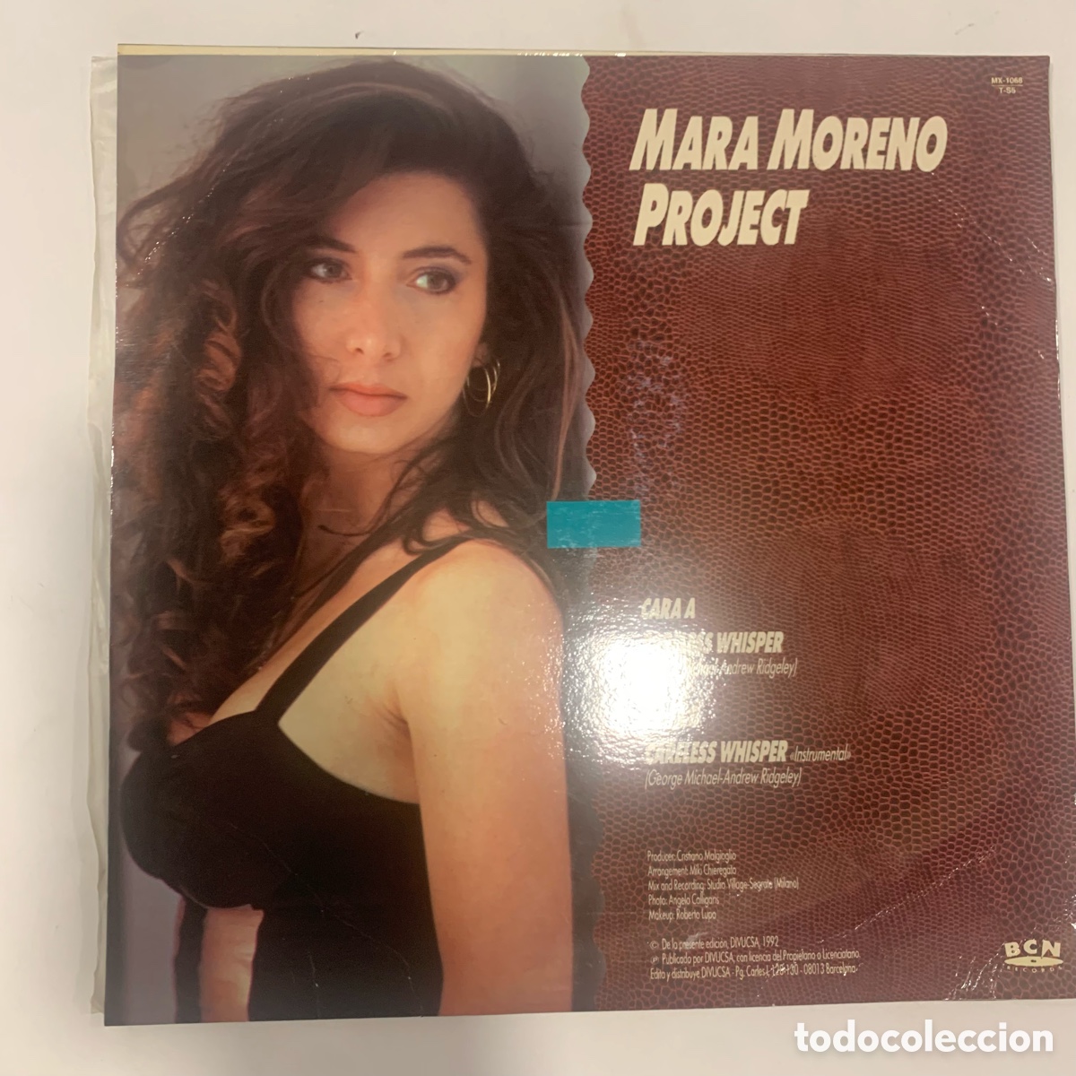 Discos de vinilo: maxi 12 Mara Moreno Project &ndash; Careless Whisper de 1992 - Foto 2