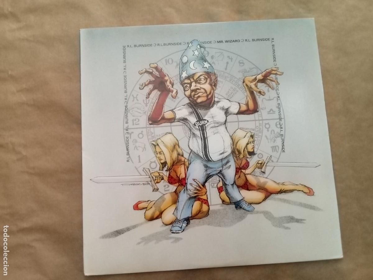 Discos de vinilo: R. L. Burnside. Mr. Wizard. LP blues - Foto 1