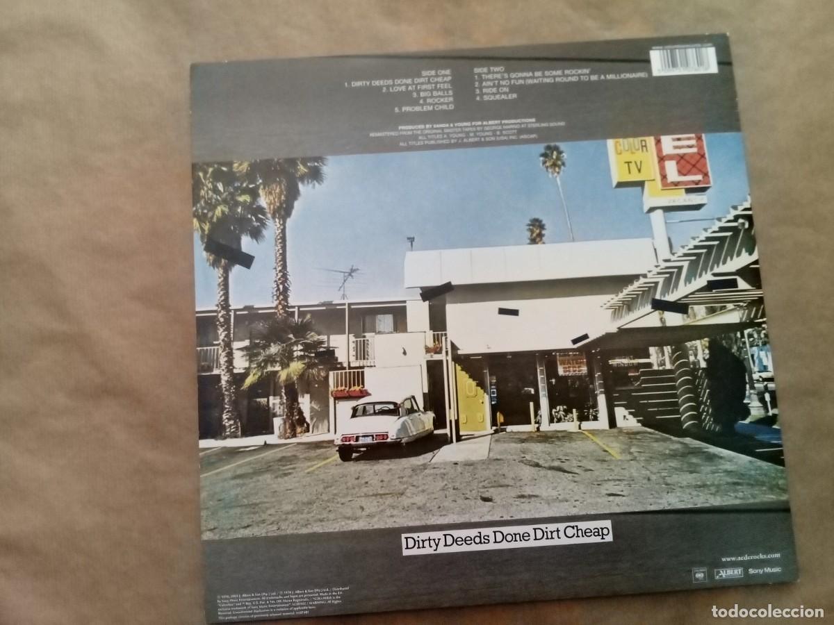 Discos de vinilo: AC/DC. Dirty Deeds Done Dirt Cheap. LP - Foto 2
