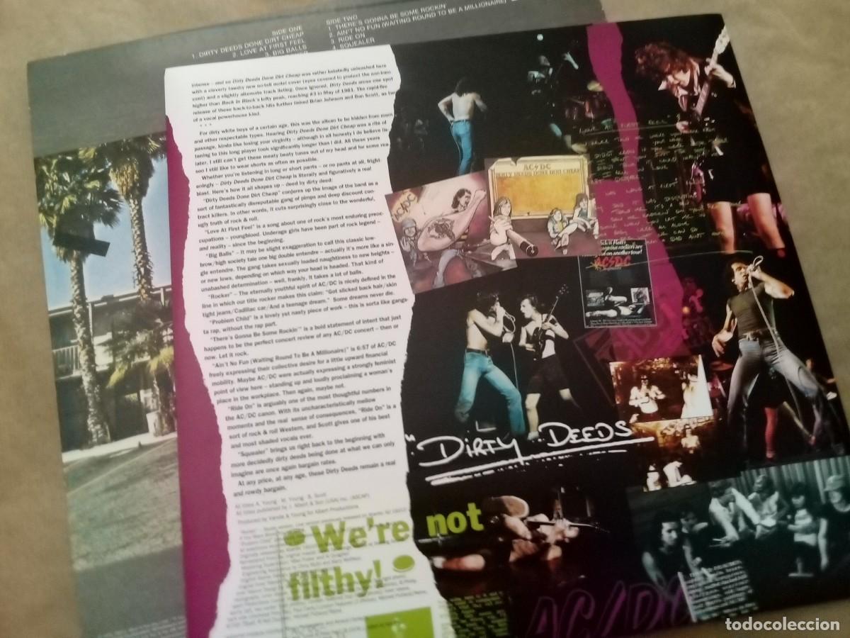 Discos de vinilo: AC/DC. Dirty Deeds Done Dirt Cheap. LP - Foto 5
