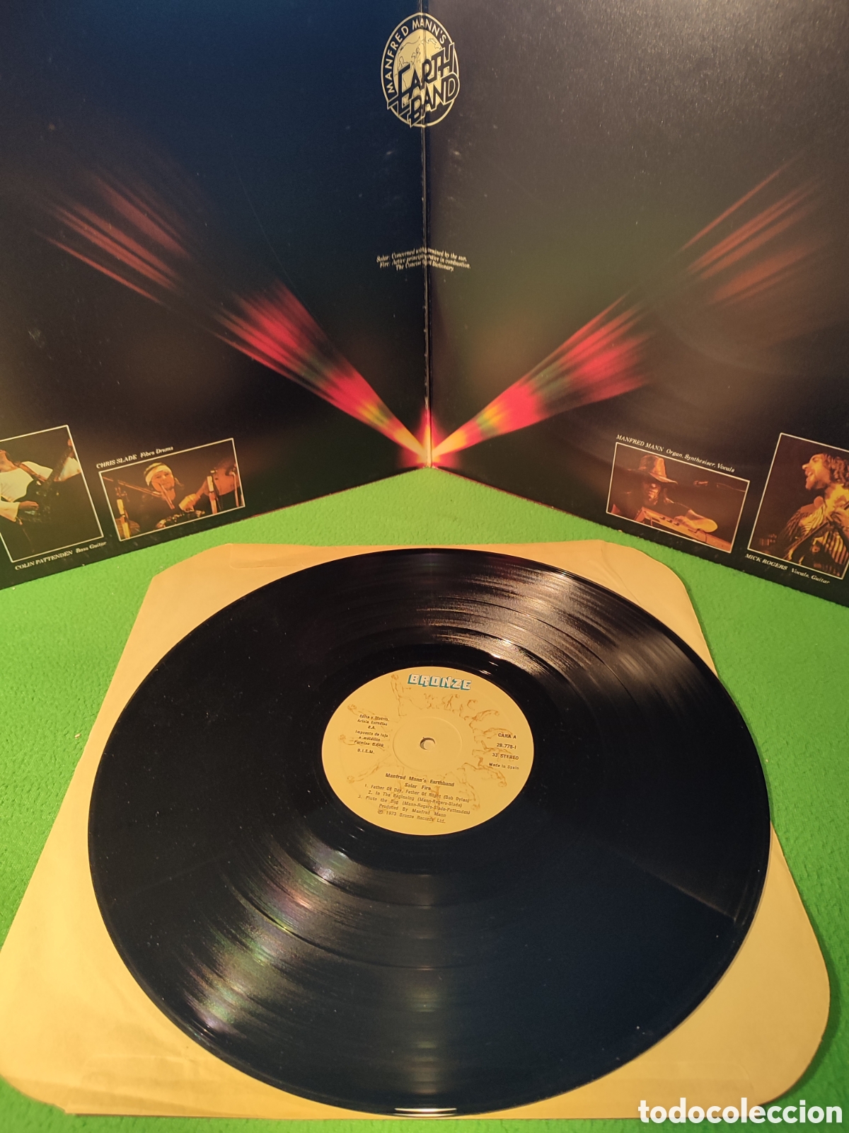 Discos de vinilo: Manfred Mann Earth Band - Solar Fire - Foto 2