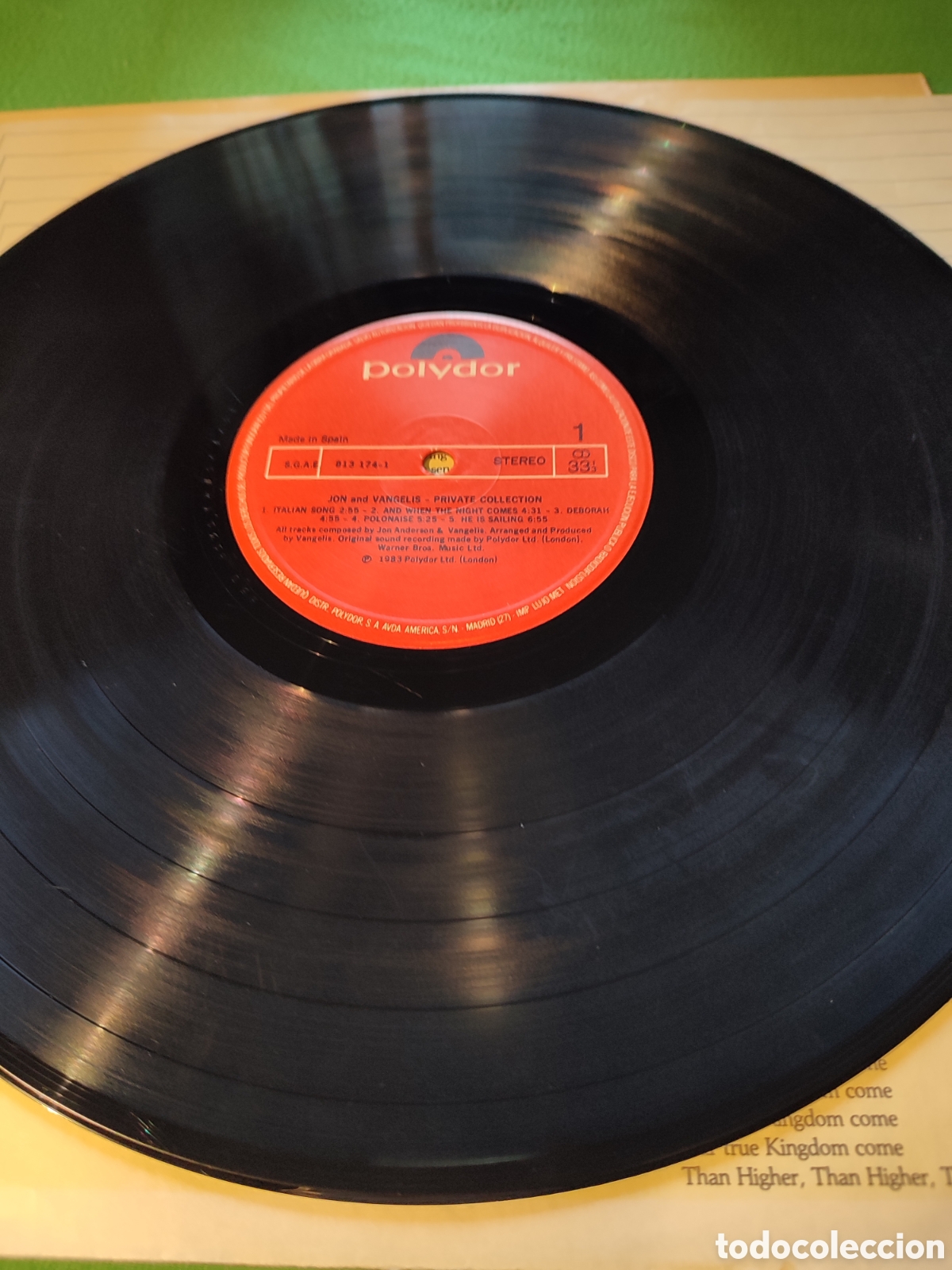 Discos de vinilo: Jon and Vangelis - Private Collection - Foto 4