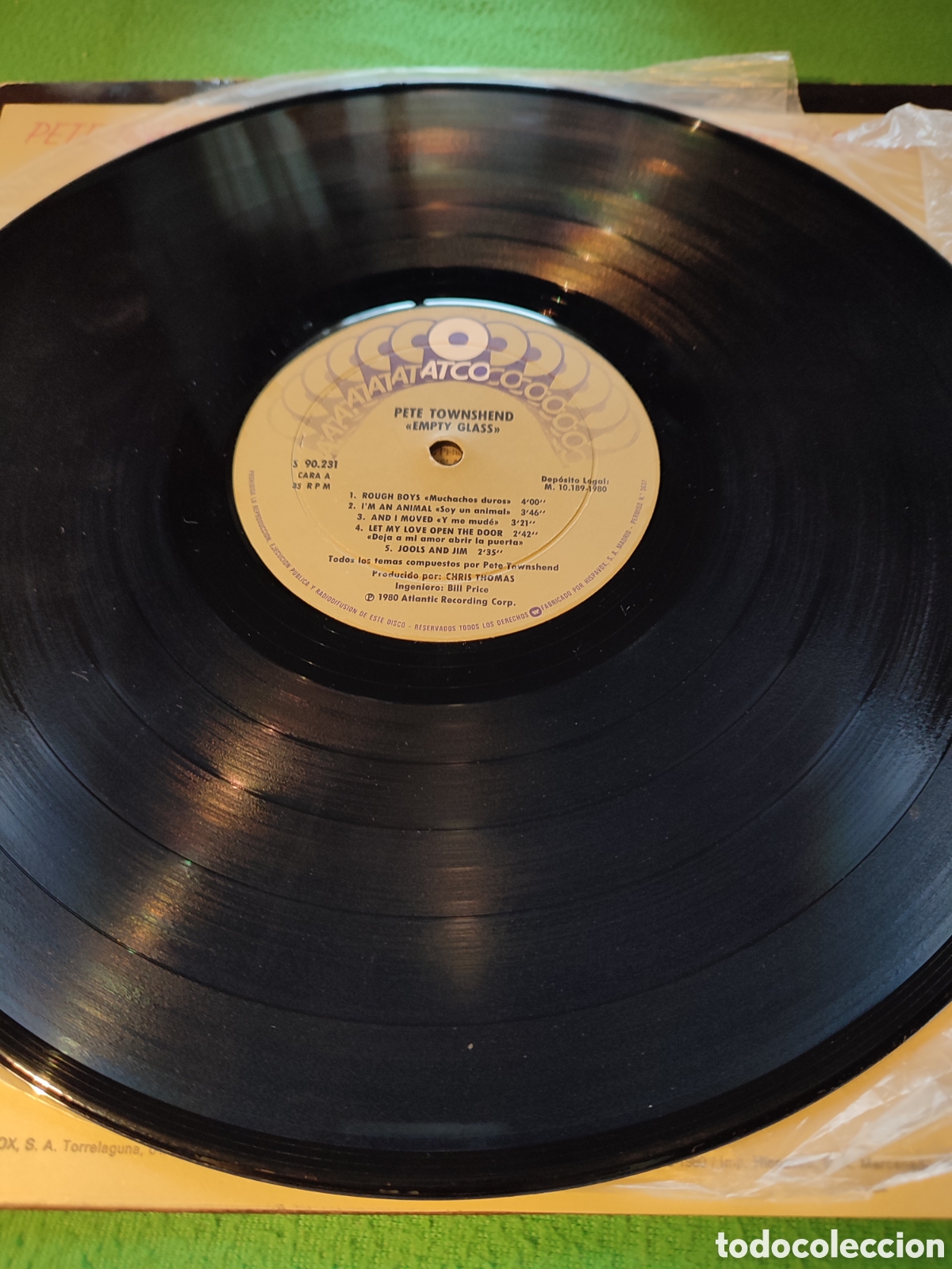 Discos de vinilo: Pete Townsend - Empty Glass - Foto 4