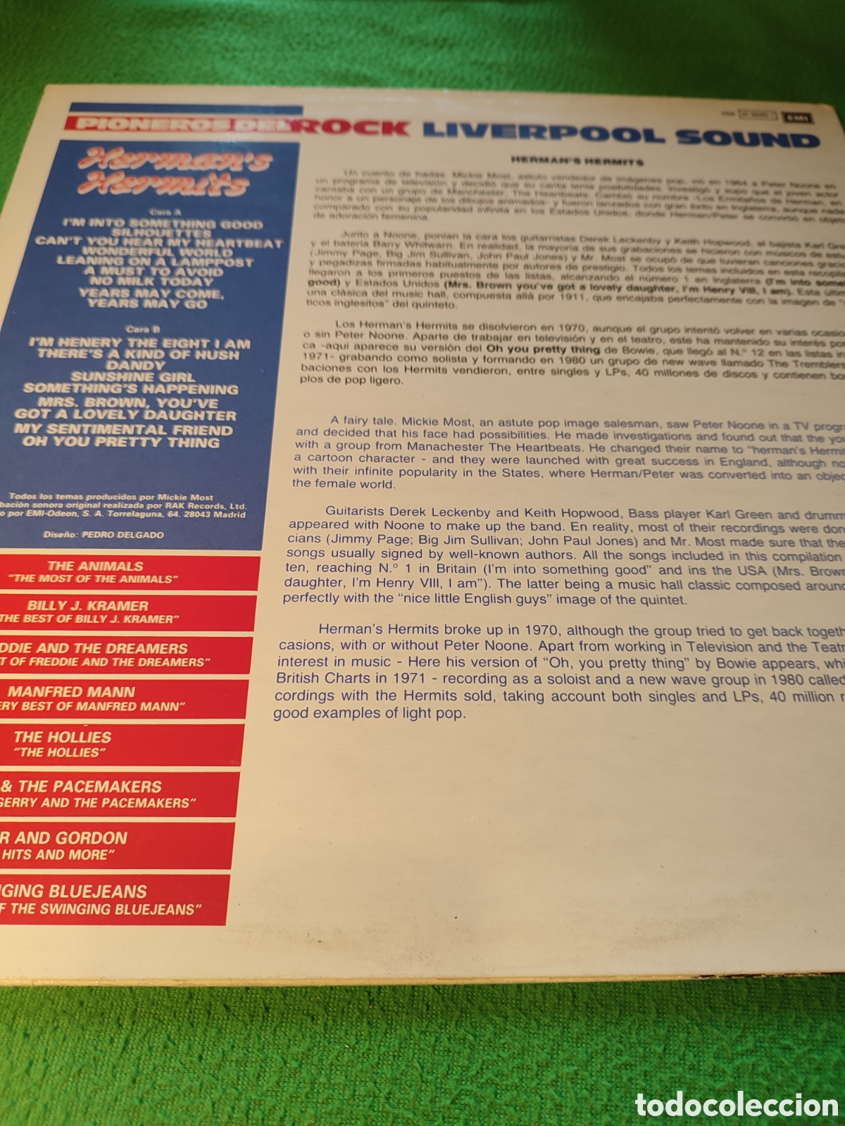 Discos de vinilo: Hermans Hermits - Pioneros del Rock - Foto 2
