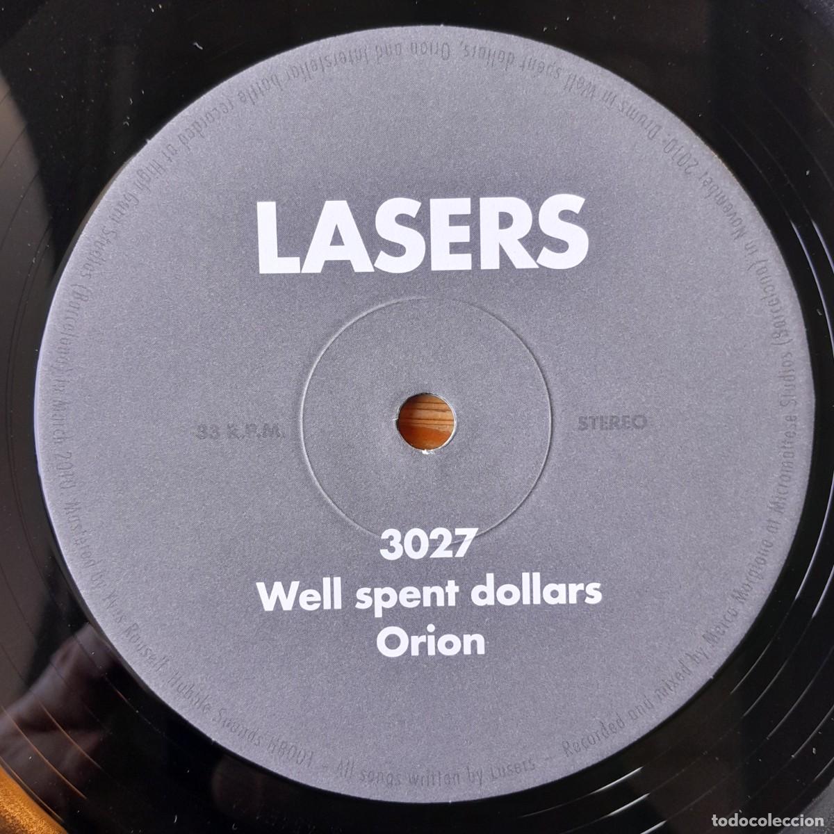 Discos de vinilo: LASERS : LASERS [HUBBLE SOUNDS - ESP 2010] mini-LP - Foto 3
