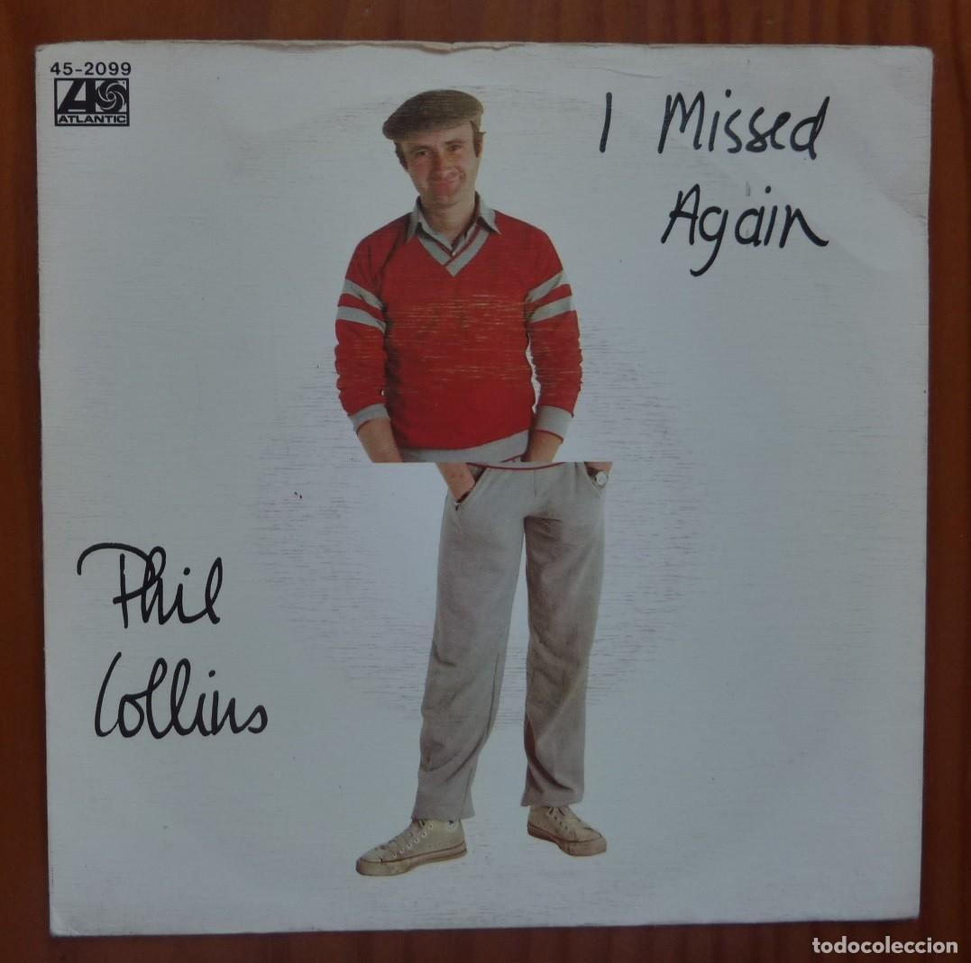 Discos de vinilo: PHIL COLLINS / I MISSED AGAIN / 1981 / SINGLE - Foto 1