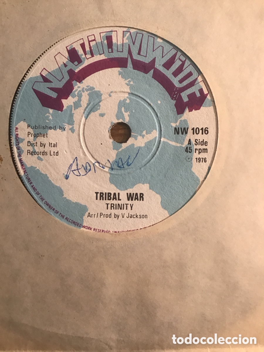 Discos de vinilo: Trinity Tribal War V.Jackson - Foto 1