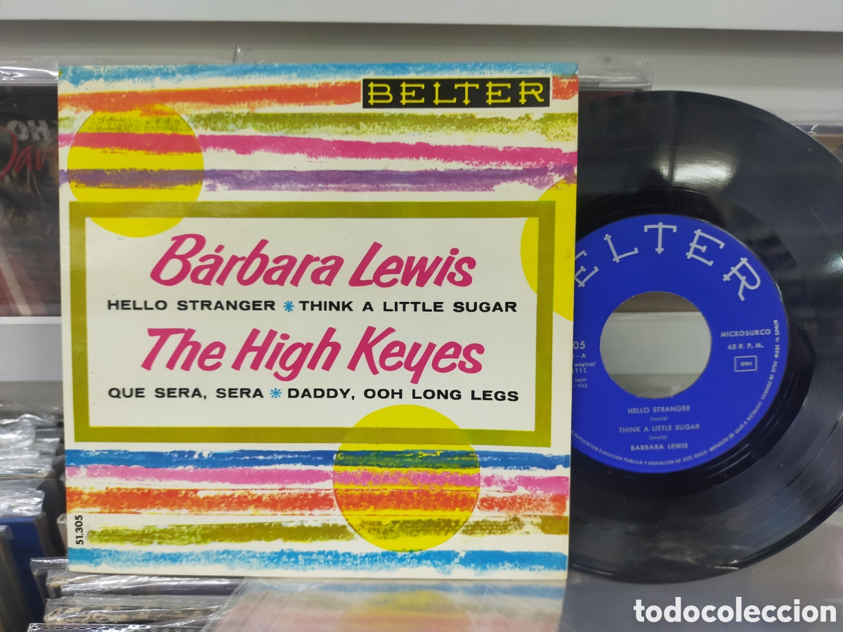 Discos de vinilo: Barbara Lewis the high keyes ep Espa&ntilde;a 1963 - Foto 1