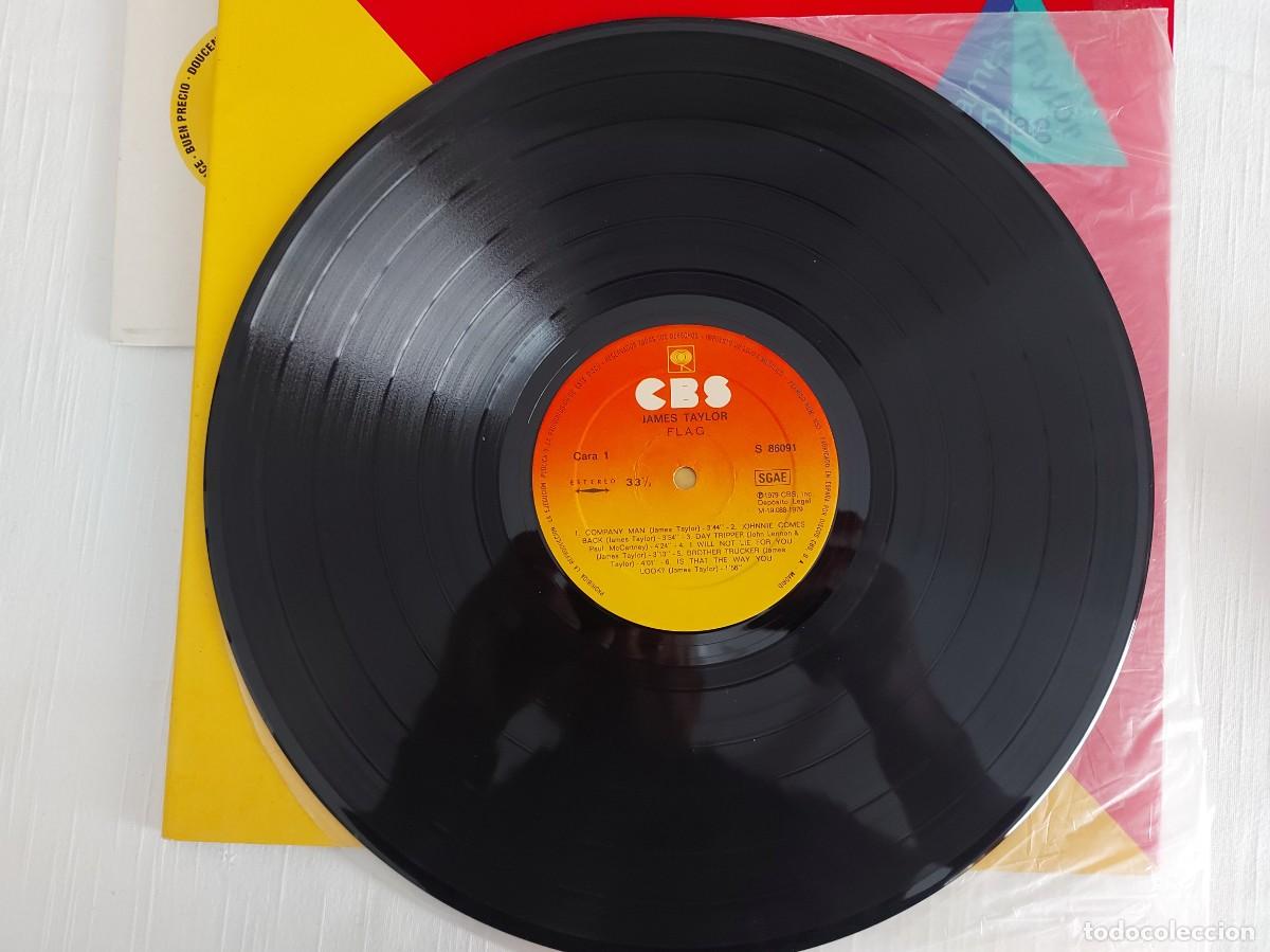 Discos de vinilo: LP James Taylor. Flag - Foto 4
