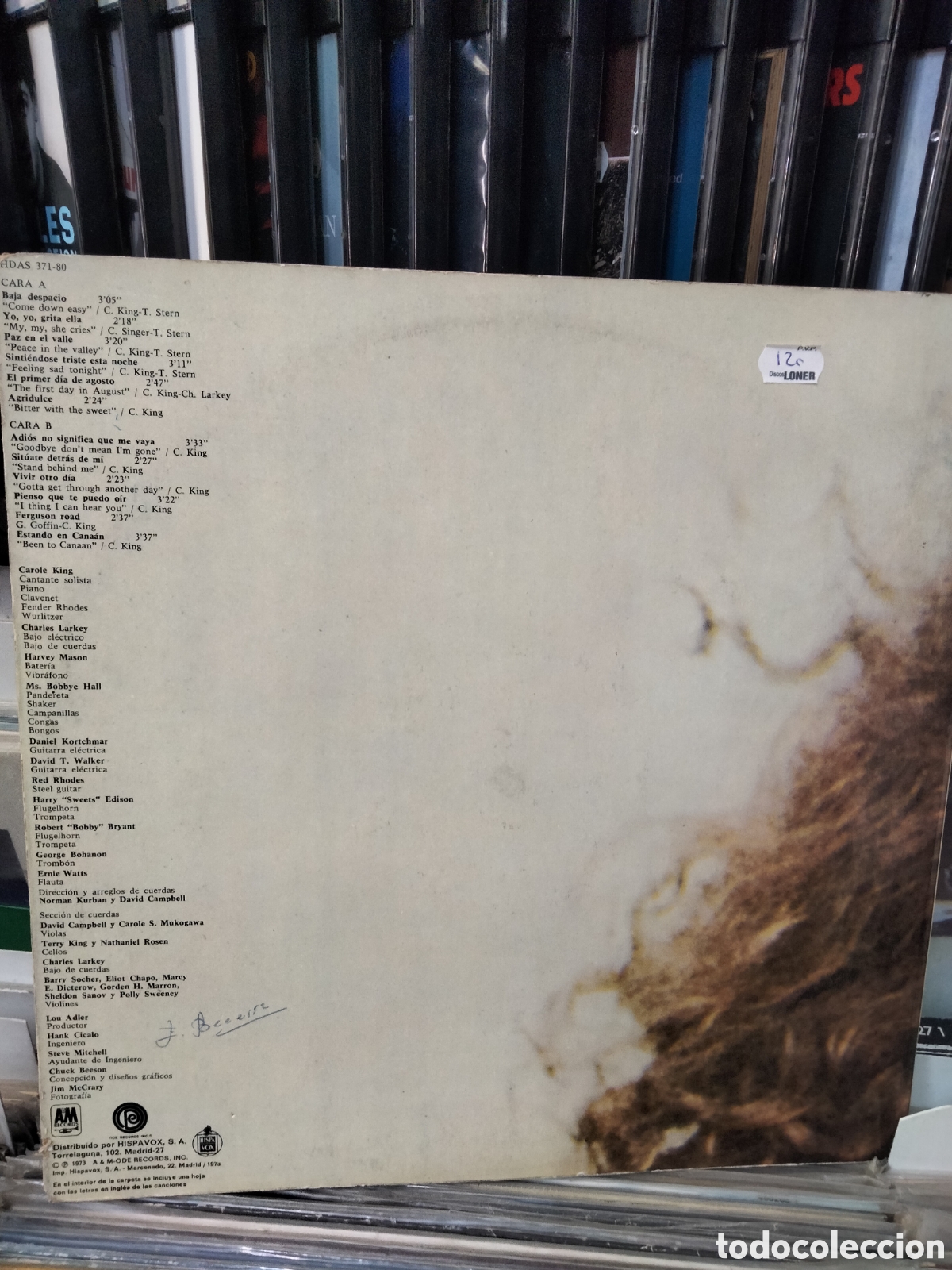 Discos de vinilo: Carole king rimas y razones - Foto 2