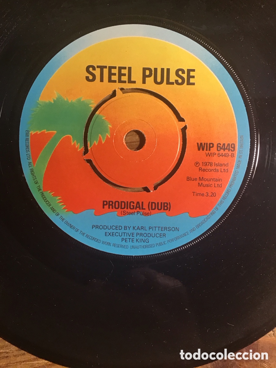 Discos de vinilo: STEEL PULSE PRODIGAL SON 7&rdquo; - Foto 4