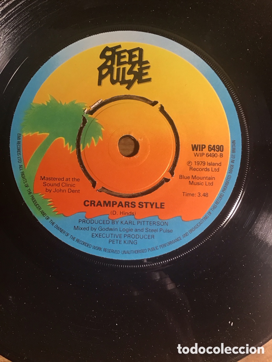 Discos de vinilo: STEEL PULSE SOUND SYSTEM 7&rdquo; - Foto 4