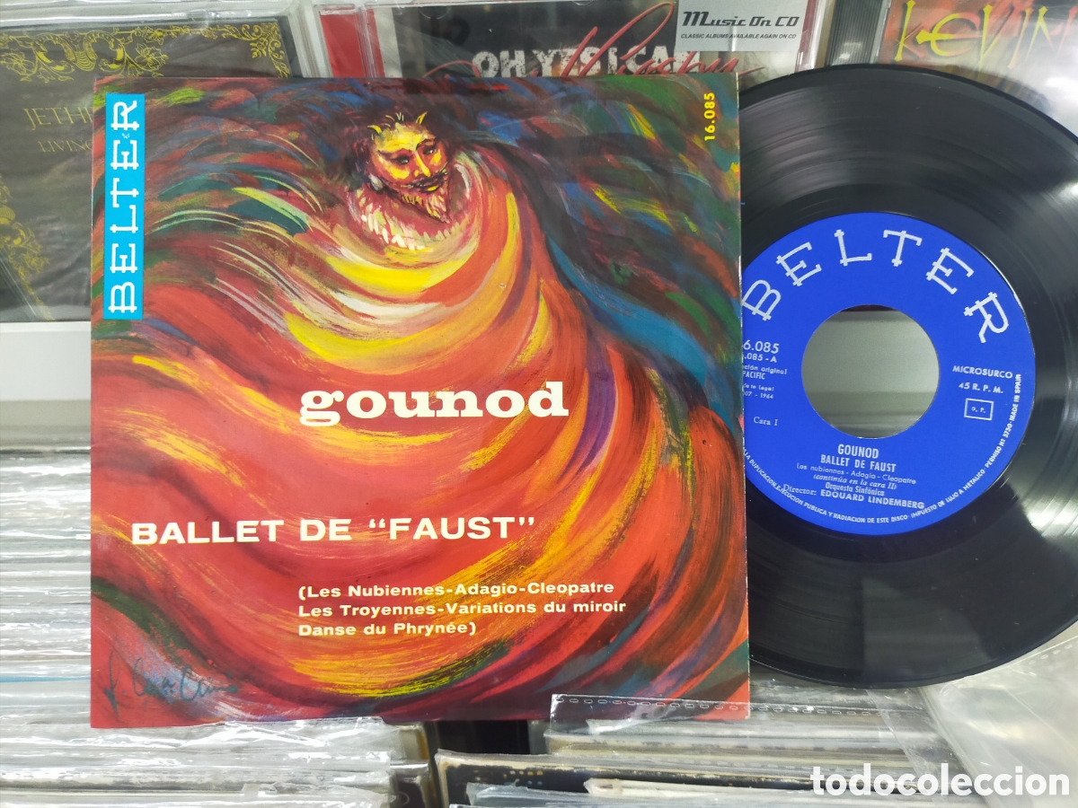 Discos de vinilo: Gounod ep ballet de Faust Espa&ntilde;a 1964 - Foto 1