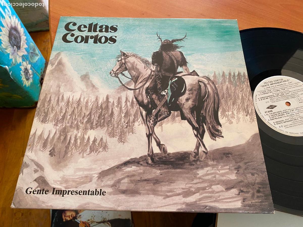 Discos de vinilo: CELTAS CORTOS (GENTE IMPRESENTABLE) LP ESPA&Ntilde;A 1990 (B-49) - Foto 1