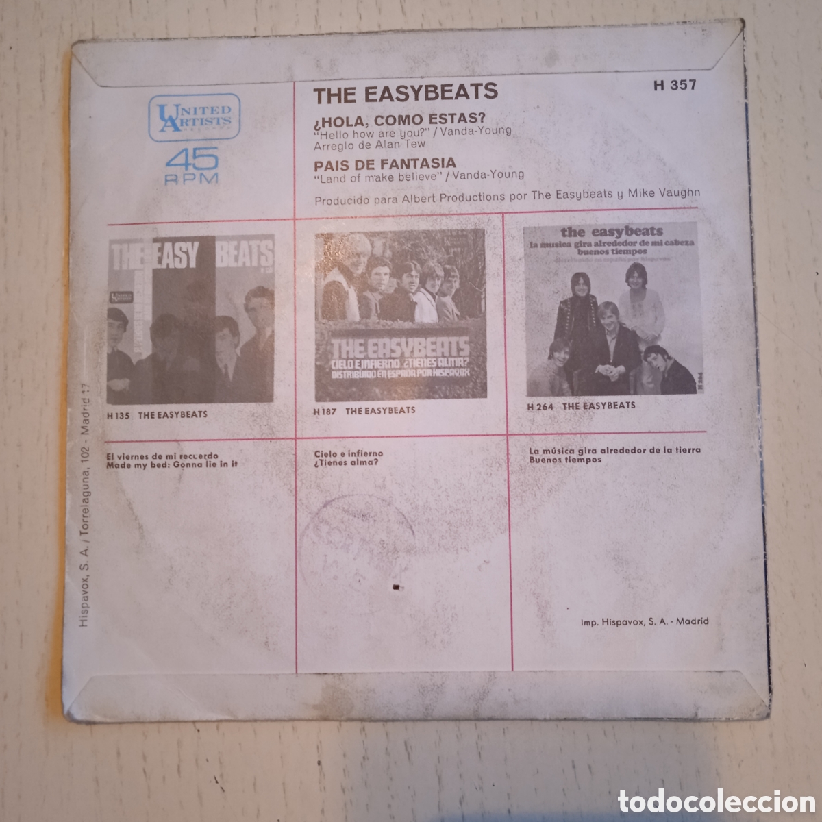 Discos de vinilo: Single The Easybeats - Foto 2