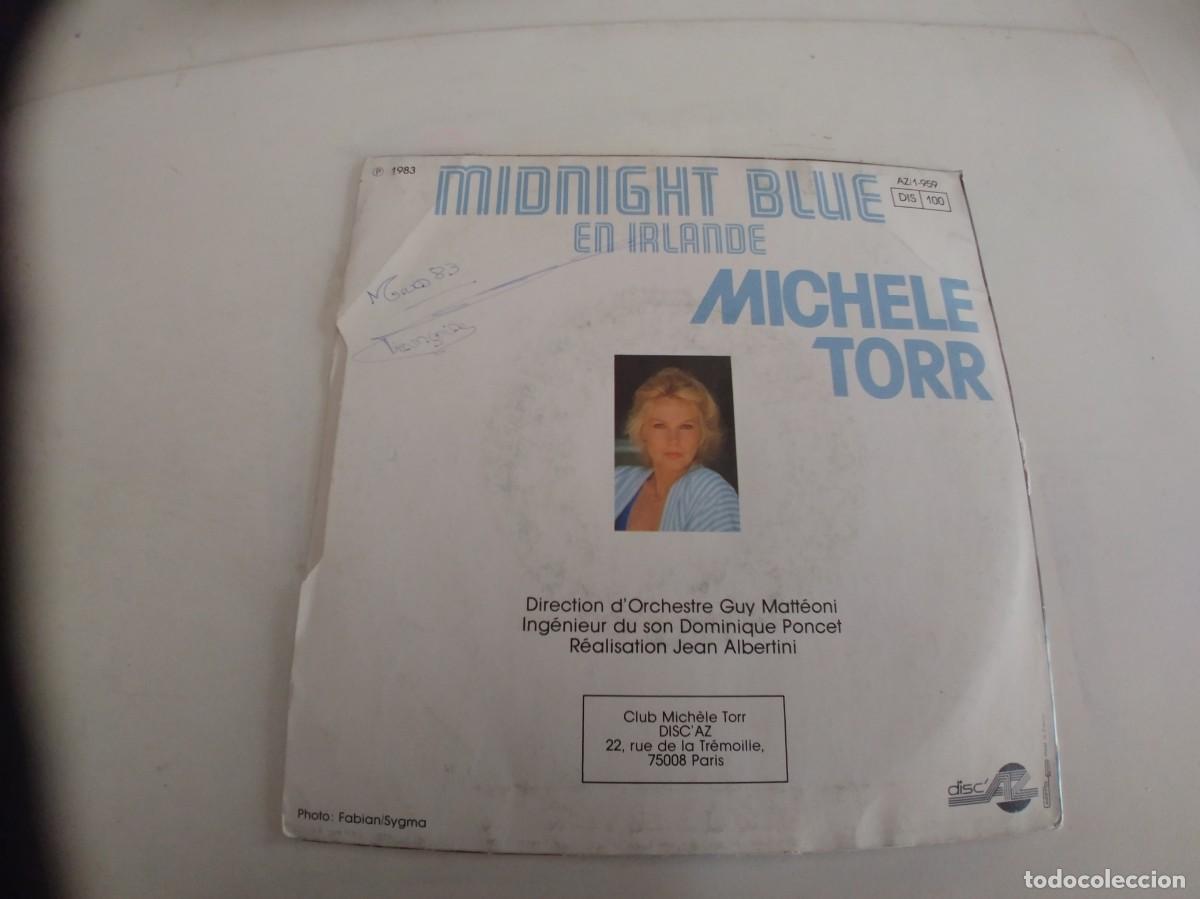 Discos de vinilo: MICHELE TORR-SINGLE MIDNIGHT BLUE - Foto 2