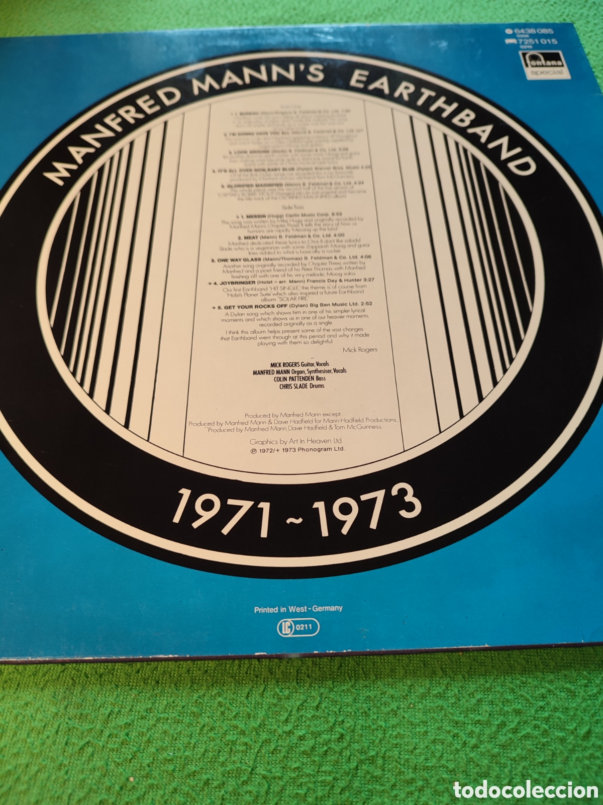 Discos de vinilo: Manfred Mann Earth Band - 1971-1973 - Foto 2