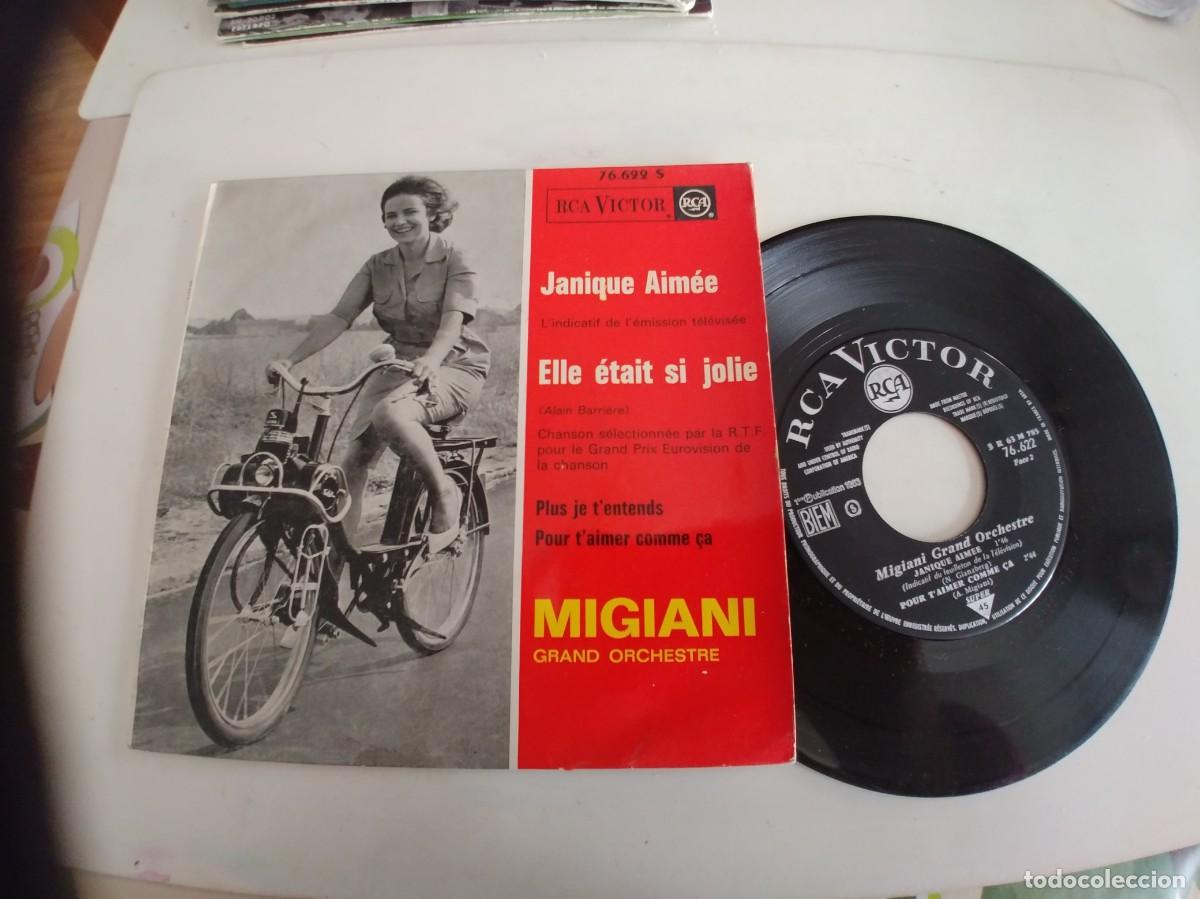 Discos de vinilo: MIGIANI-EP Janique Aim&eacute;e +3-FRANCES - Foto 1
