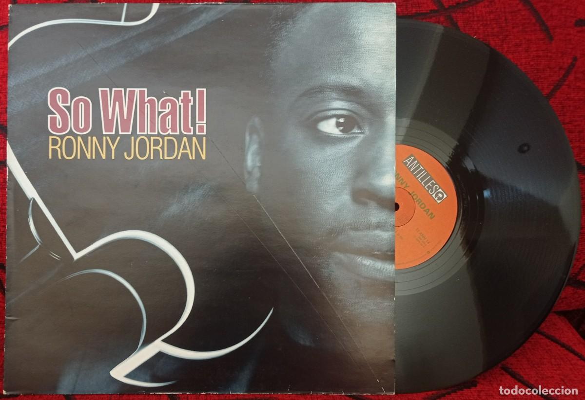Discos de vinilo: RONNY JORDAN ** So What! ** MAXI SINGLE VINILO 1992 - Foto 1