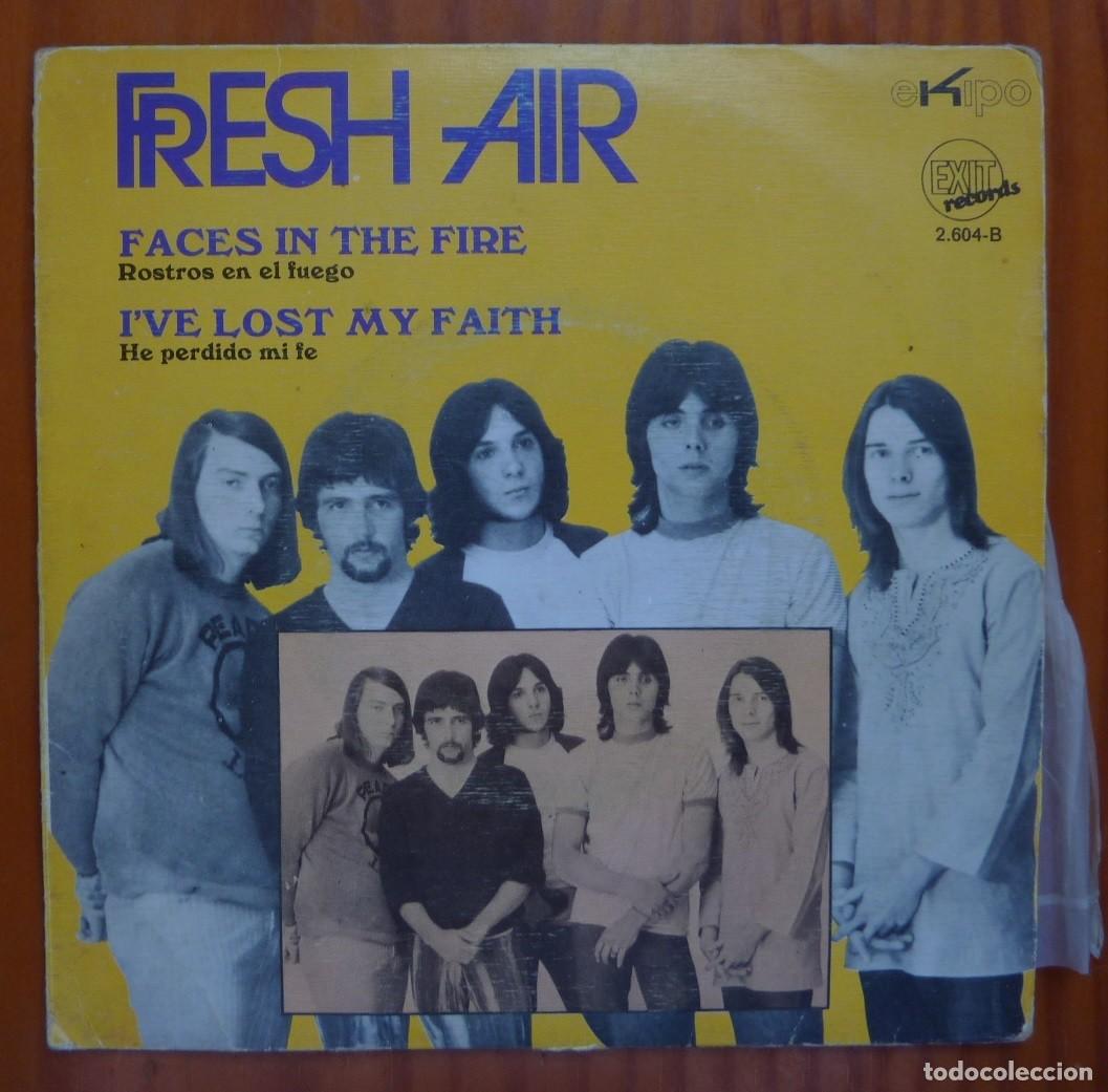 Discos de vinilo: FRESH AIR / FACES IN THE FIRE / 1971 / SINGLE - Foto 1