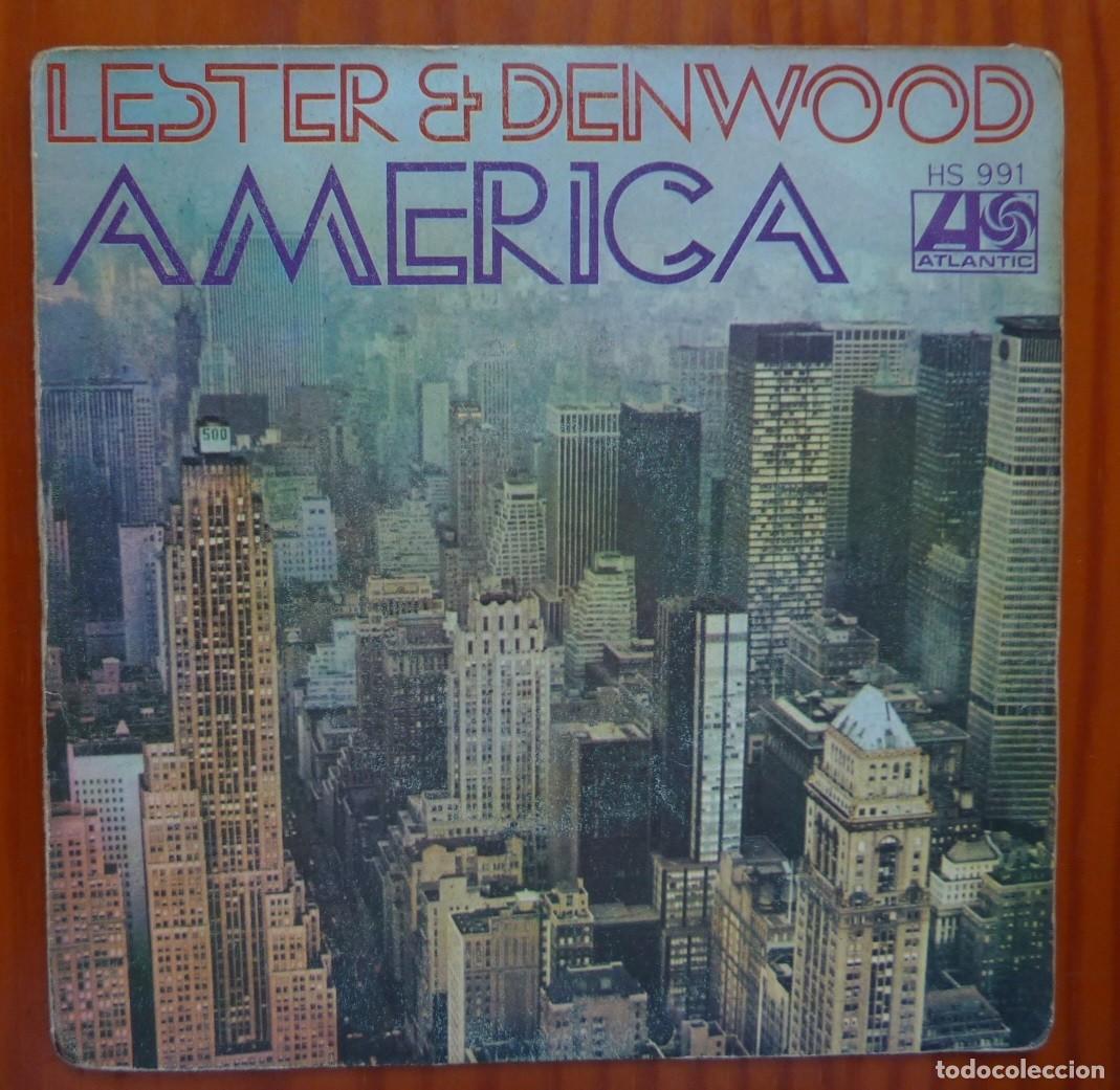Discos de vinilo: LESTER & DENWOOD / AMERICA / 1973 / SINGLE - Foto 1