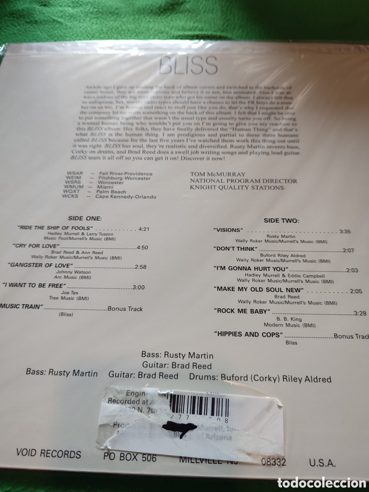 Discos de vinilo: Bliss - Same Vinilo Lp - Foto 2