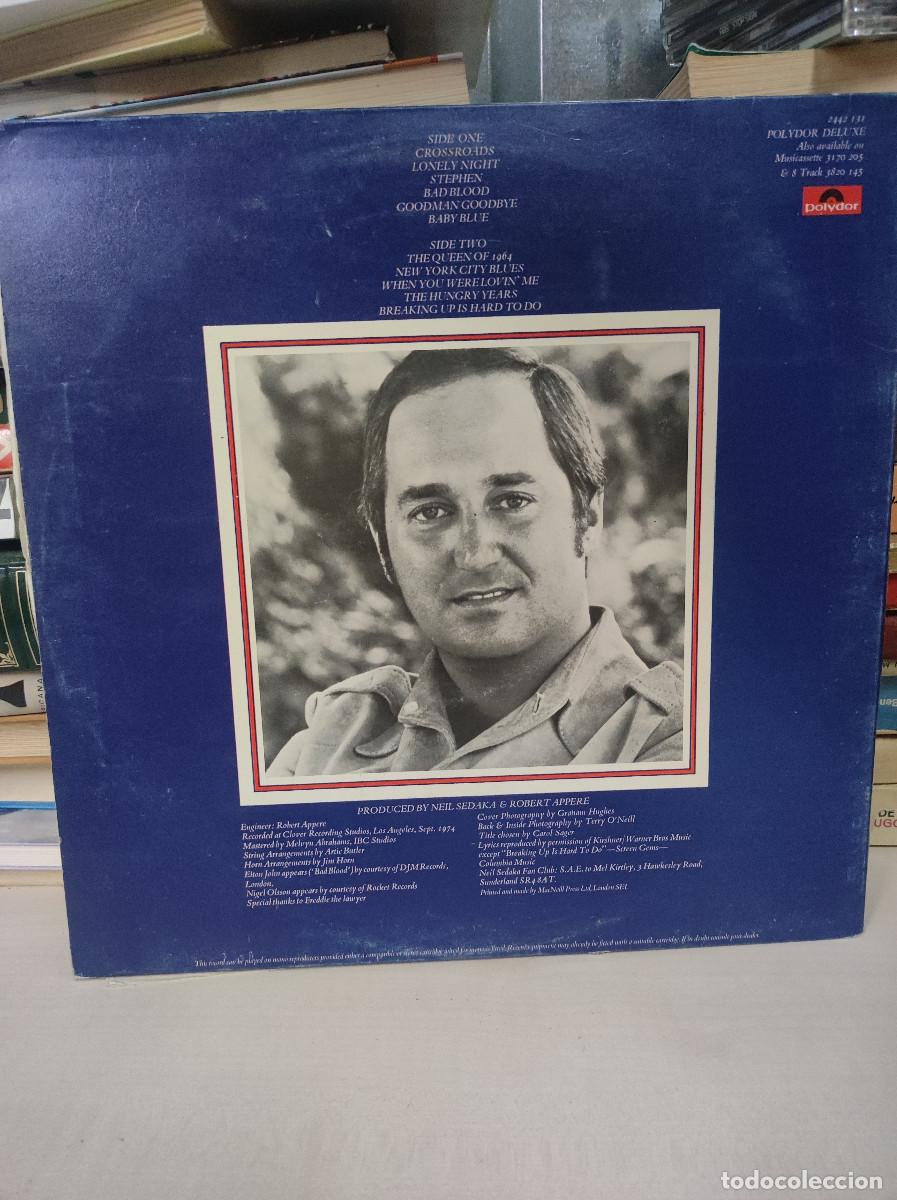 Discos de vinilo: Neil Sedaka &ndash; Overnight Success - Foto 2