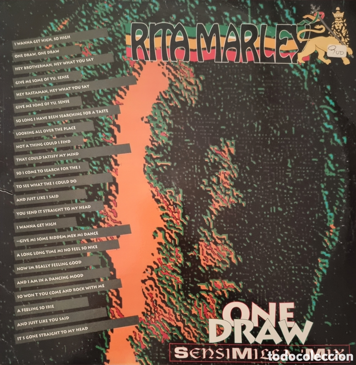 Discos de vinilo: RITA MARLEY,,ONE DRAW,,SENSIMILLA MIX, 1993 - Foto 1