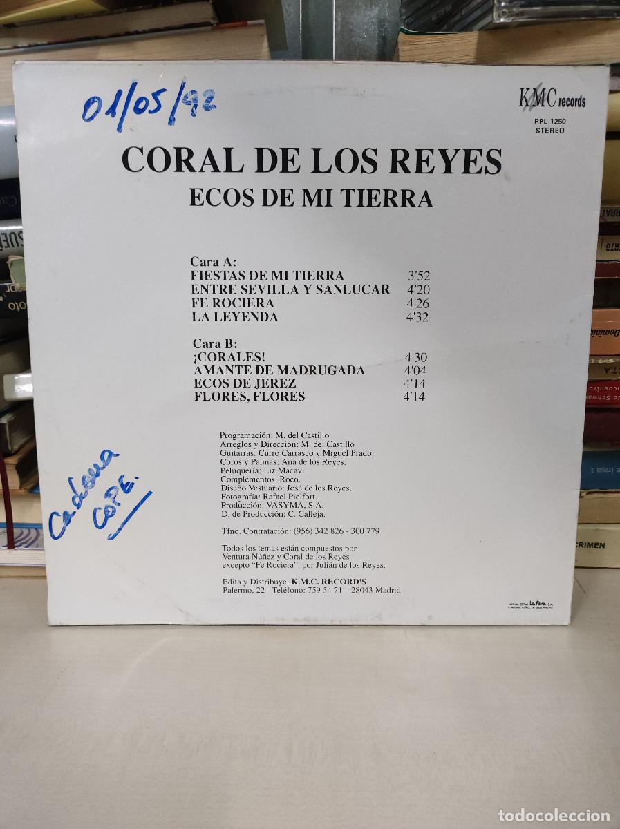 Discos de vinilo: Coral De Los Reyes &ndash; Ecos De Mi Tierra - Foto 2