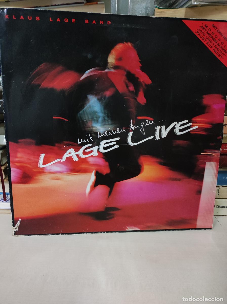 Discos de vinilo: LAGE LIVE KLAUS LAGE BAND - Foto 1