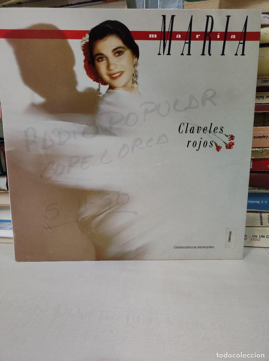 Discos de vinilo: Mar&iacute;a Mar&iacute;a &ndash; Claveles Rojos - Foto 1