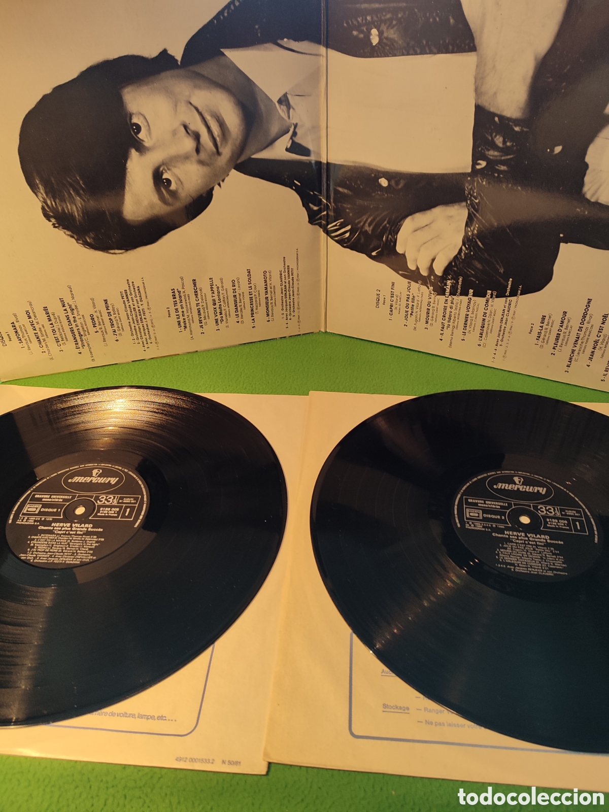 Discos de vinilo: Herve Vilard - Chante ses plus grands succes 2 lps - Foto 2
