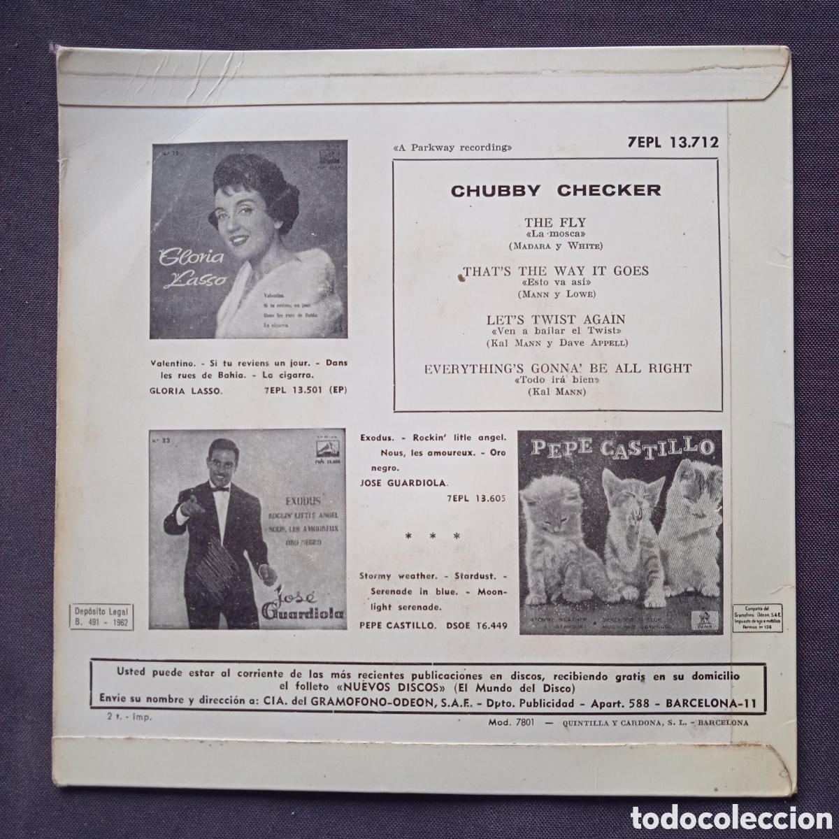 Discos de vinilo: EP Chubby Checker - Foto 2
