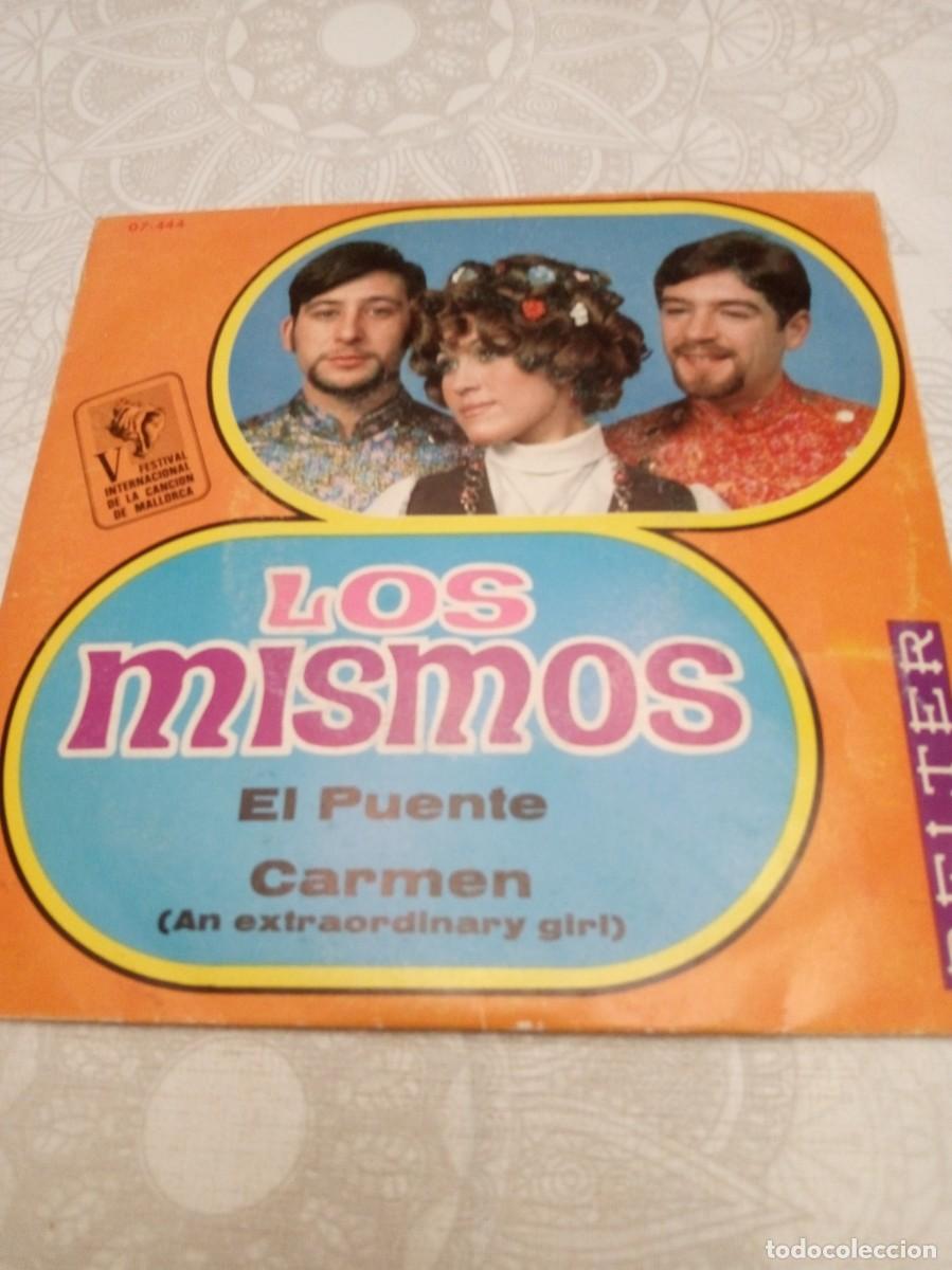 Discos de vinilo: Disco Single Los Mismos El Puente - Foto 1