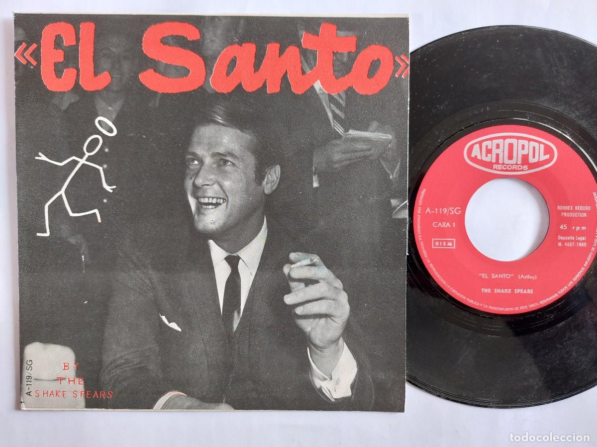 Discos de vinilo: THE SHAKE SPEARS - 45 Spain - MINT * EL SANTO / GIVE & TAKE - Foto 1