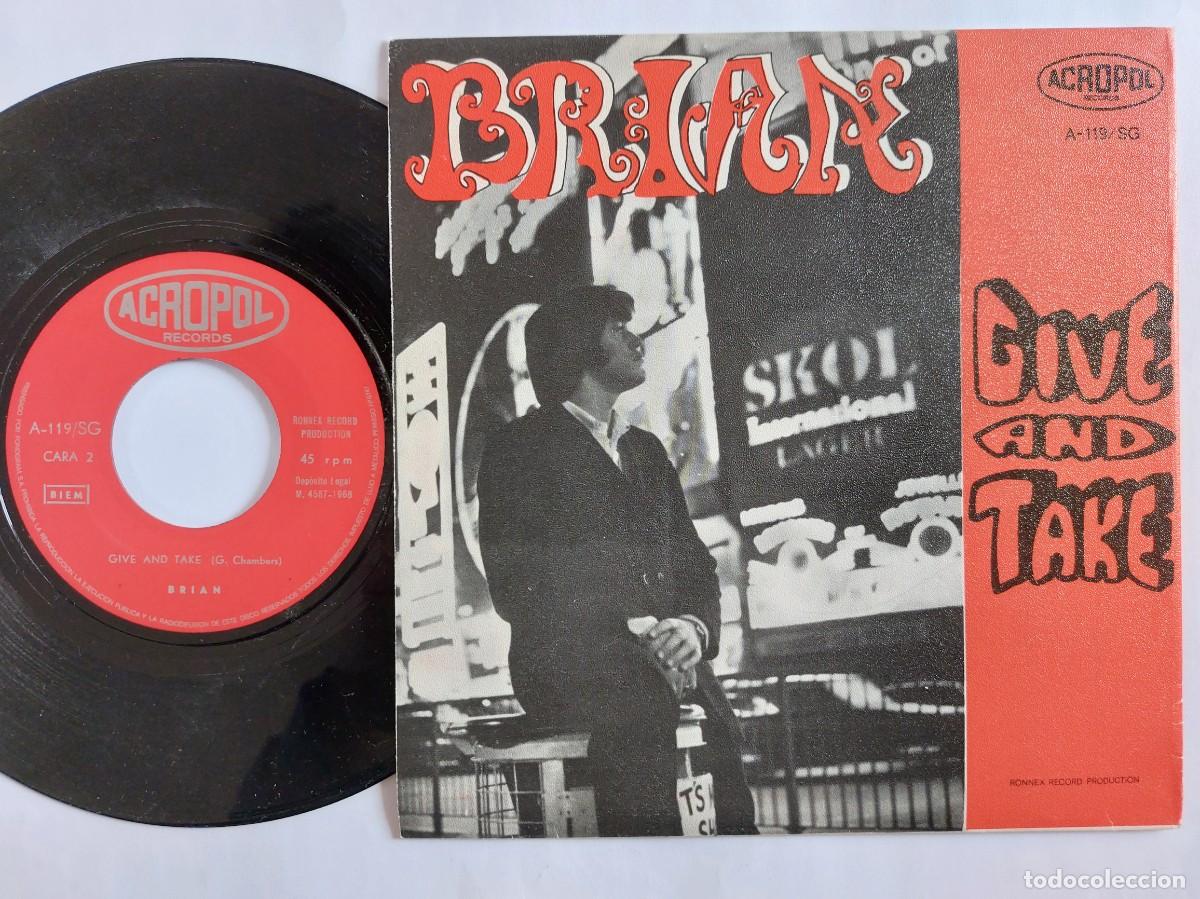 Discos de vinilo: THE SHAKE SPEARS - 45 Spain - MINT * EL SANTO / GIVE & TAKE - Foto 2