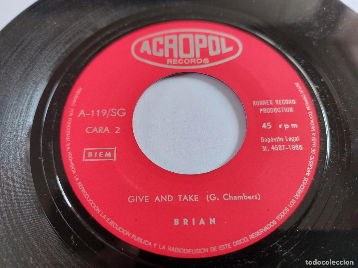 Discos de vinilo: THE SHAKE SPEARS - 45 Spain - MINT * EL SANTO / GIVE & TAKE - Foto 4