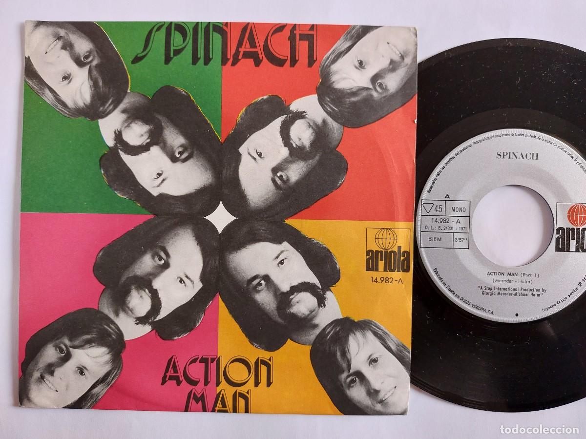Discos de vinilo: SPINACH - 45 Spain - MINT * ACTION MAN - Foto 1