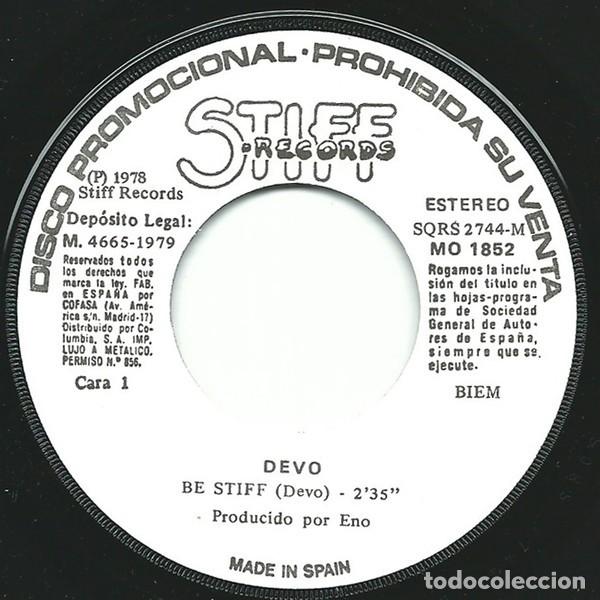 Discos de vinilo: Devo &ndash; Be Stiff - Foto 3