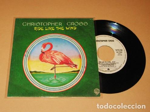 Discos de vinilo: CHRISTOPHER CROSS - RIDE LIKE A WIND - SINGLE - 1980 - Foto 1