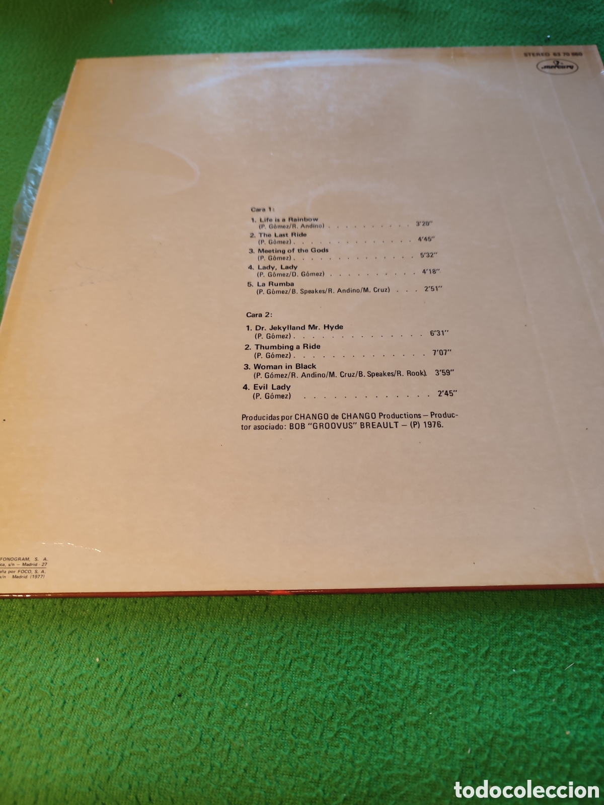 Discos de vinilo: Chango - Honey is sweeter than Blood - Foto 2