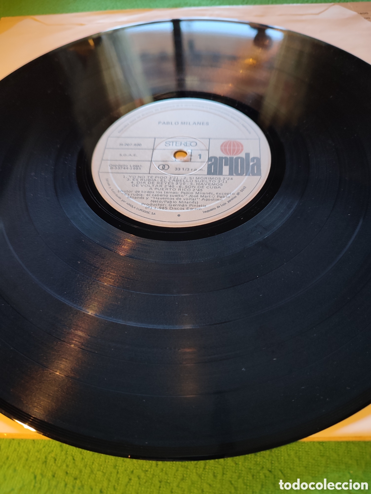 Discos de vinilo: Pablo Milan&eacute;s - Same - Foto 3