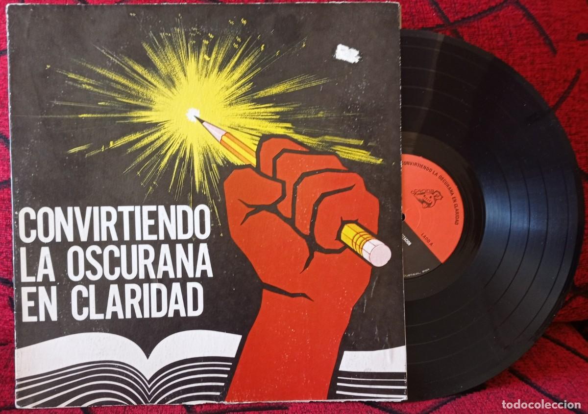 Dischi in vinile: CONVIRTIENDO LA OSCURANA EN CLARIDAD ** 1980 NICARAGUA VINILO LP CARLOS MEJIA GOODOY