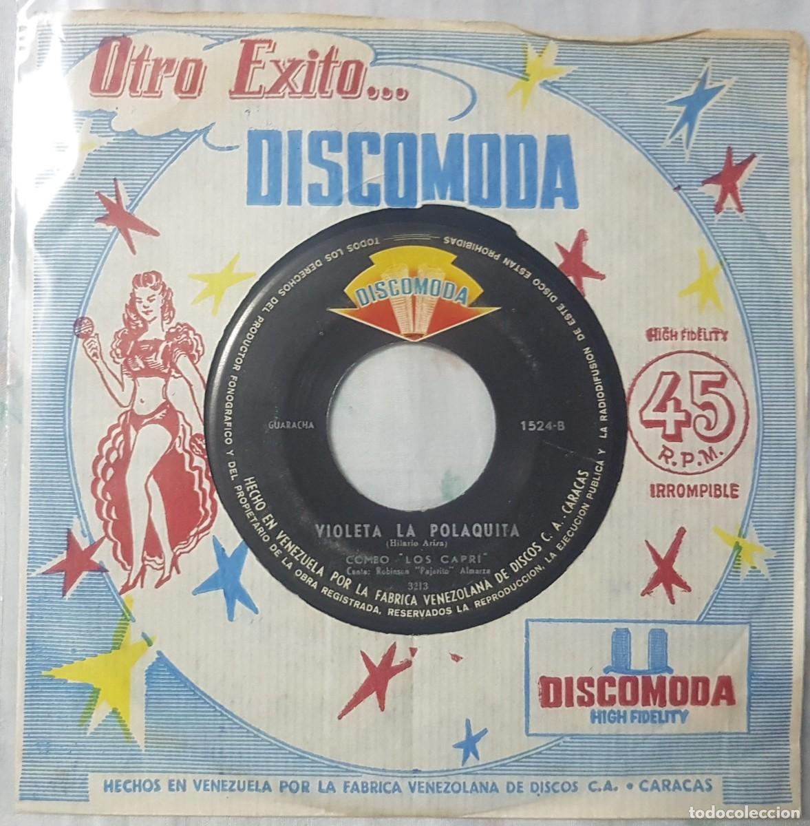 Discos de vinilo: Raro y dif&iacute;cil disco Combo Los Capri - Discomoda Venezuela - Foto 2