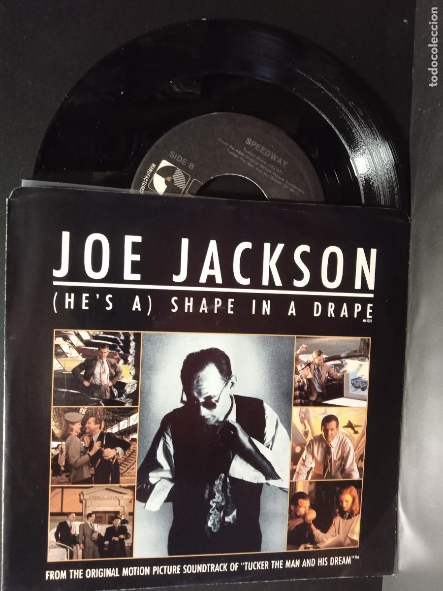 Discos de vinilo: JOE JACKSON SHAPE IN A DRAPE SINGLE CANADA 1988 PEPETO TOP - Foto 1