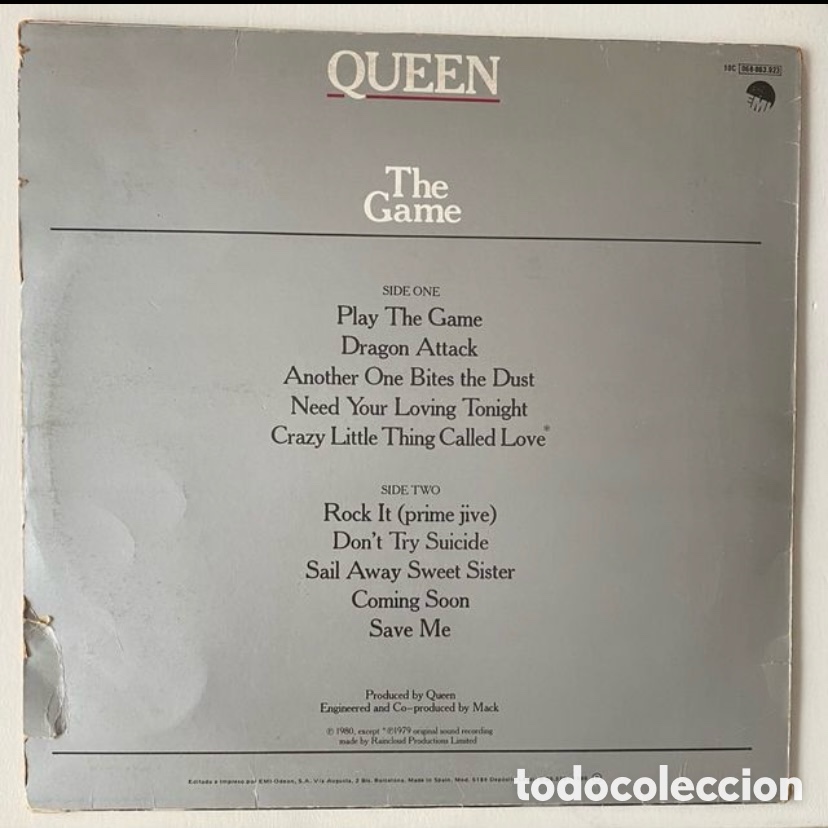 Discos de vinilo: QUEEN-The Game - Foto 2