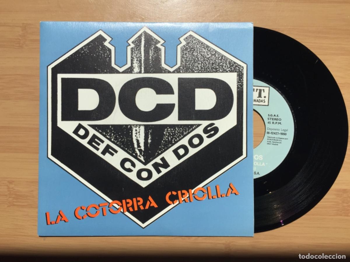 Discos de vinilo: DEF CON DOS. La cotorra criolla. (vinilo single 1990) - Foto 1